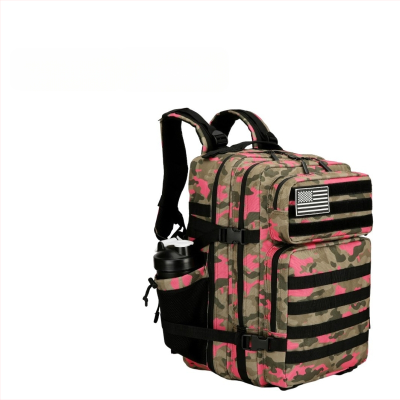 Piiriülene 45L taktikaline seljakott suure mahutavusega välistingimustes kasutamiseks mõeldud spordiseljakott takjakinnitusega kulumiskindel veekindel matkakamuflaažkott