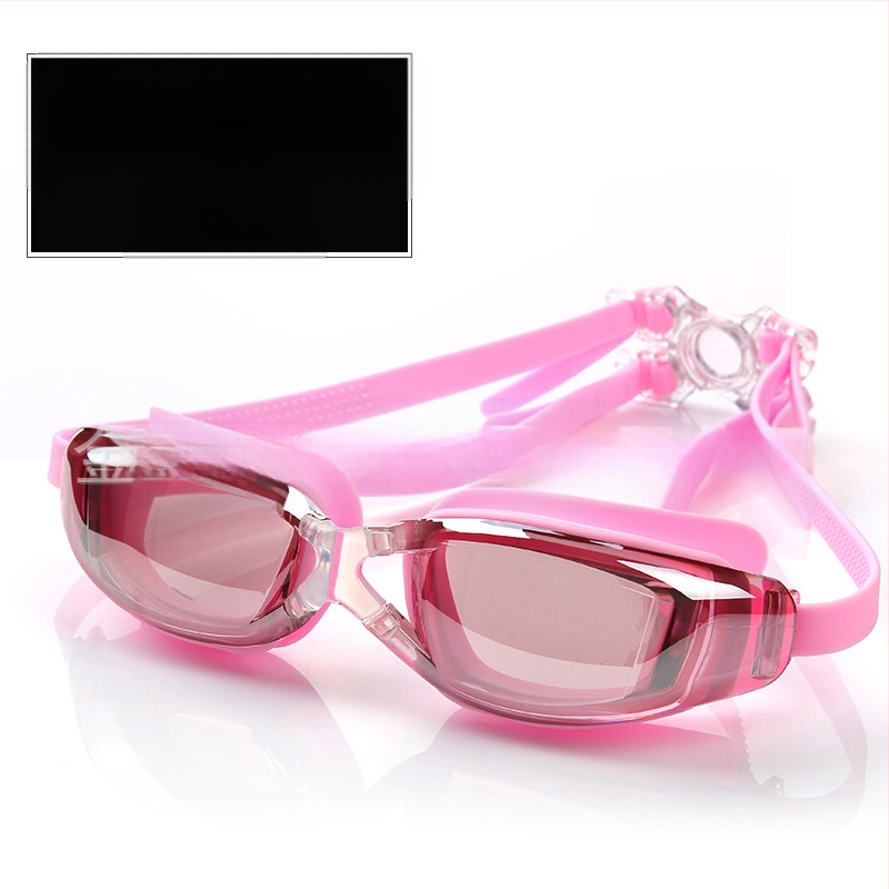 Plaukimo akiniai HD vandeniui atsparūs, nerūkstantys, vyrams ir moterims, trumparegiams, vaikams, suaugusiems, dideliems rėmeliams, plaukimo akiniai, įranga, gamyklos tiesioginis pardavimas
