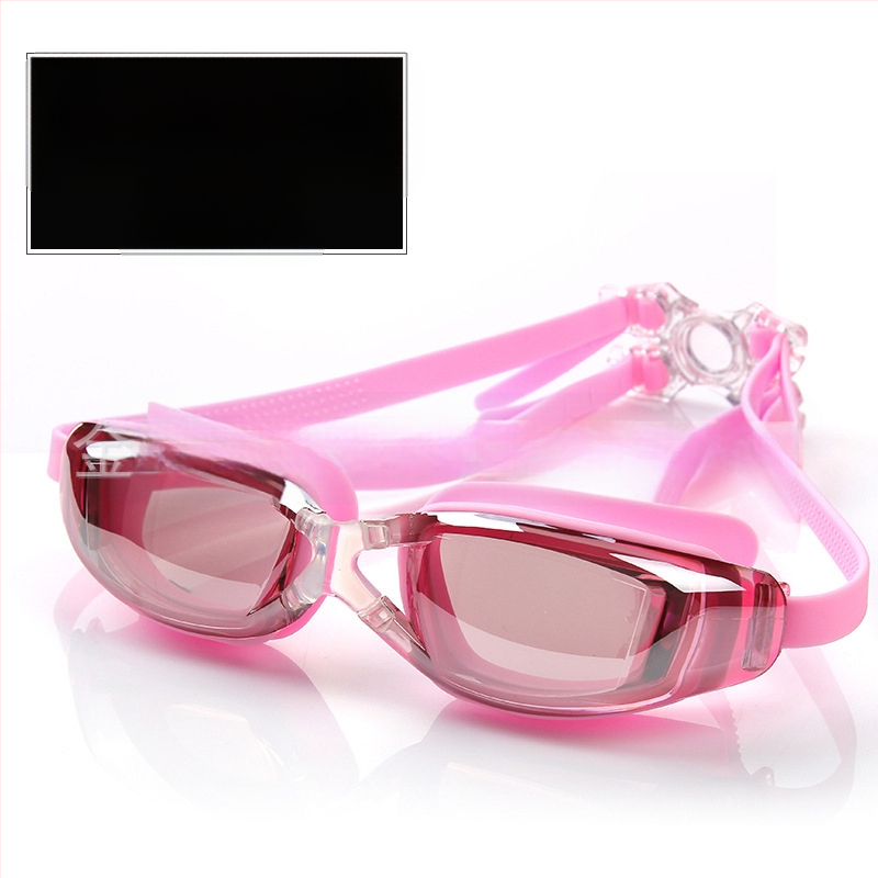 Plaukimo akiniai HD vandeniui atsparūs, nerūkstantys, vyrams ir moterims, trumparegiams, vaikams, suaugusiems, dideliems rėmeliams, plaukimo akiniai, įranga, gamyklos tiesioginis pardavimas