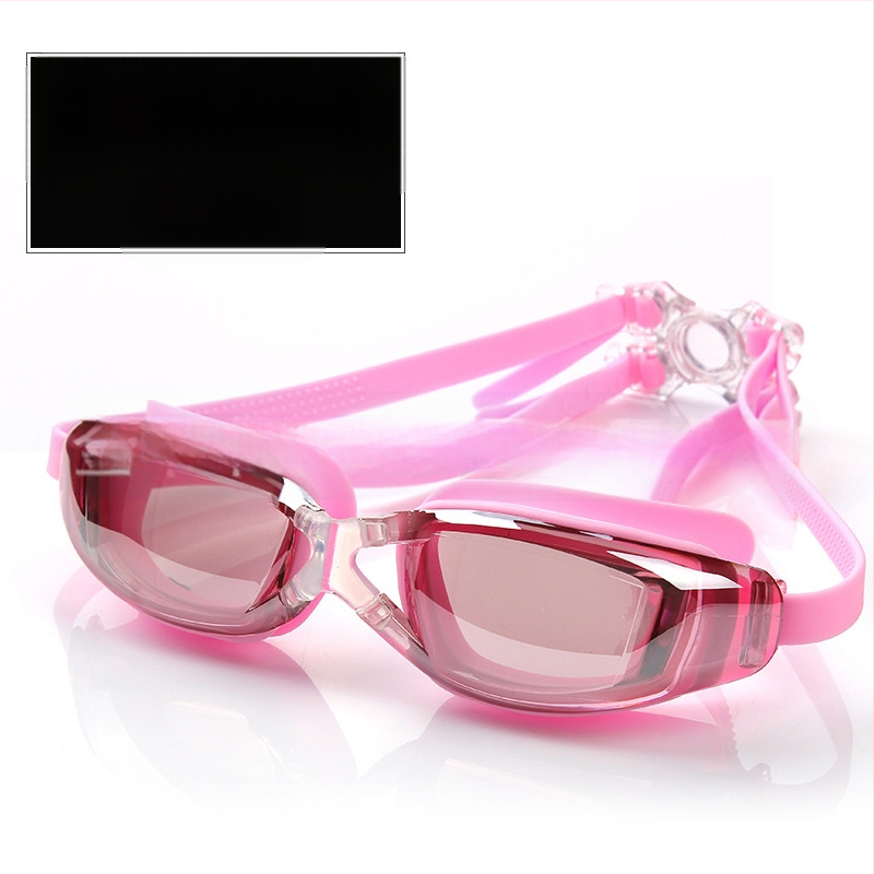 Plaukimo akiniai HD vandeniui atsparūs, nerūkstantys, vyrams ir moterims, trumparegiams, vaikams, suaugusiems, dideliems rėmeliams, plaukimo akiniai, įranga, gamyklos tiesioginis pardavimas