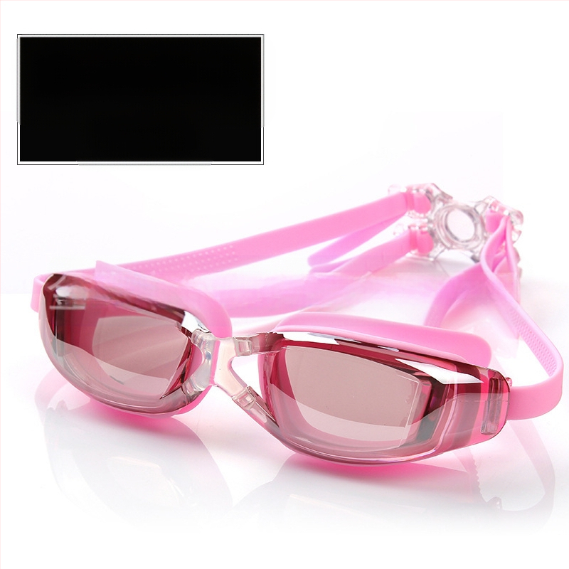 Plaukimo akiniai HD vandeniui atsparūs, nerūkstantys, vyrams ir moterims, trumparegiams, vaikams, suaugusiems, dideliems rėmeliams, plaukimo akiniai, įranga, gamyklos tiesioginis pardavimas