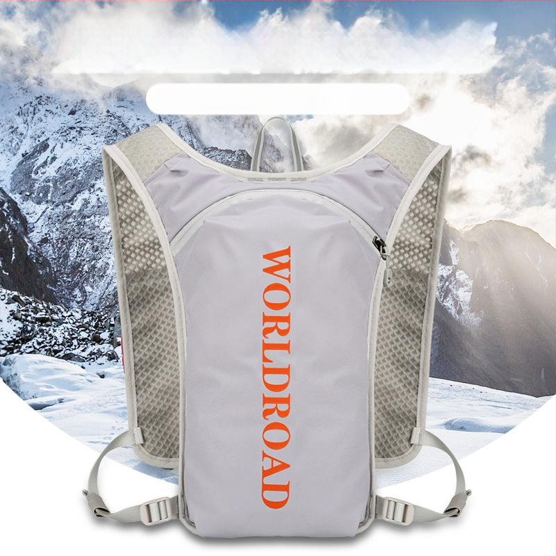 Határokon átnyúló kerékpáros túrahátizsák férfiaknak és nőknek, terepfutáshoz, maratonhoz, 5 literes, könnyű, hordozható hegymászó táska