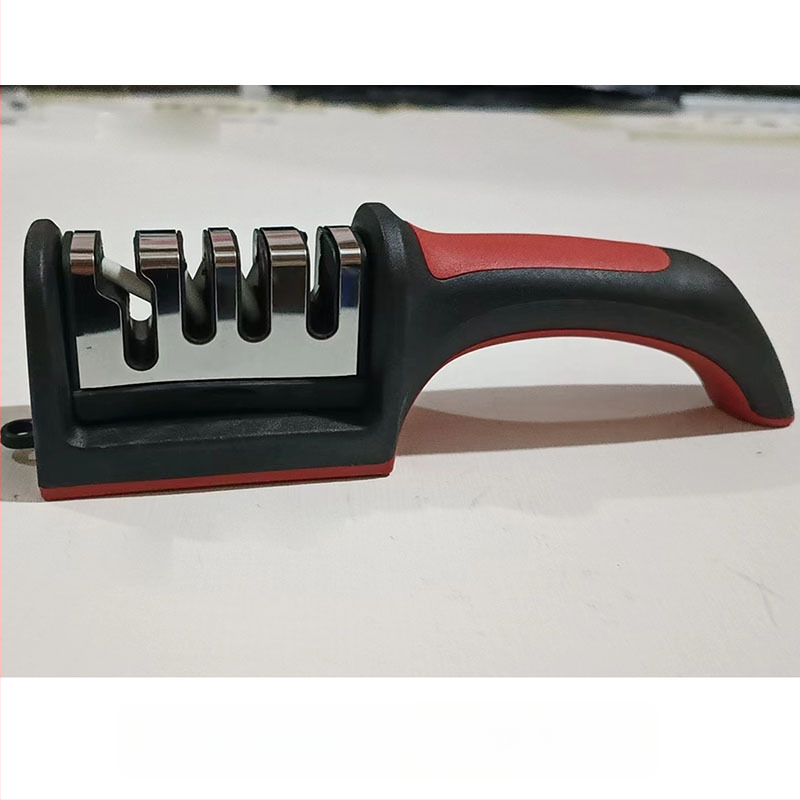 Noa teritamine volframterasest kolmeastmeline terituskivi majapidamisköögi noa teritaja artefakti terituskivi käsitsi kiire teritamise tööriist