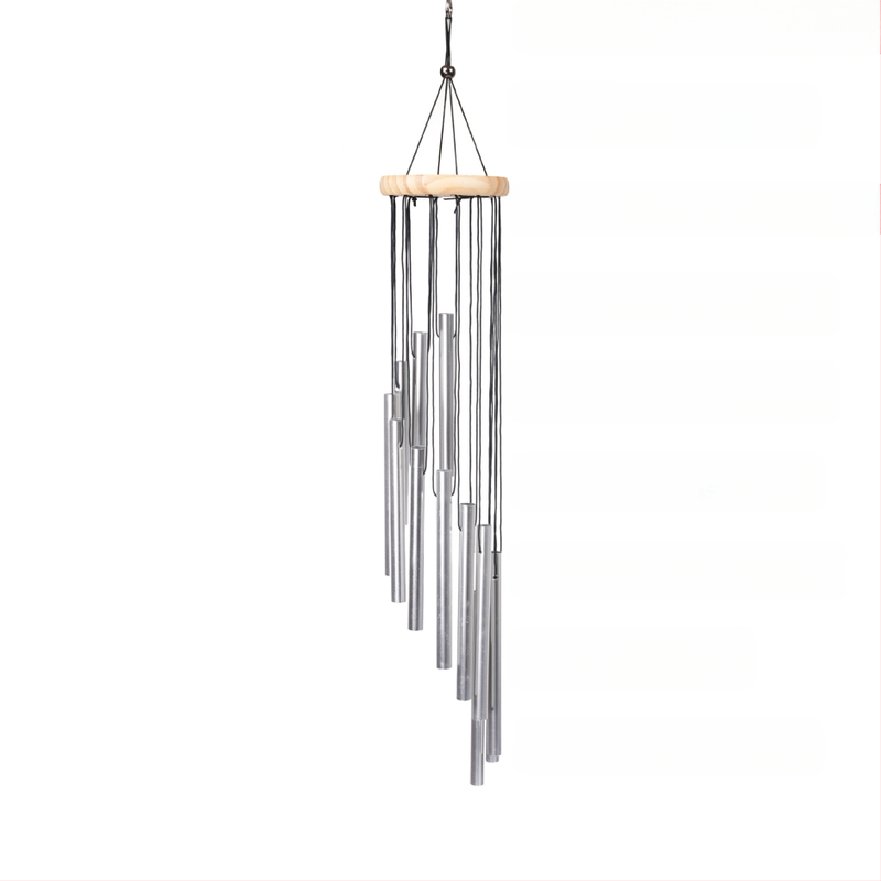 Metallist tuulekell 12-toruga alumiiniumtoru ripats kodu rõdu ripats piiriülene Temu mälestuskingitus hulgimüügi kell