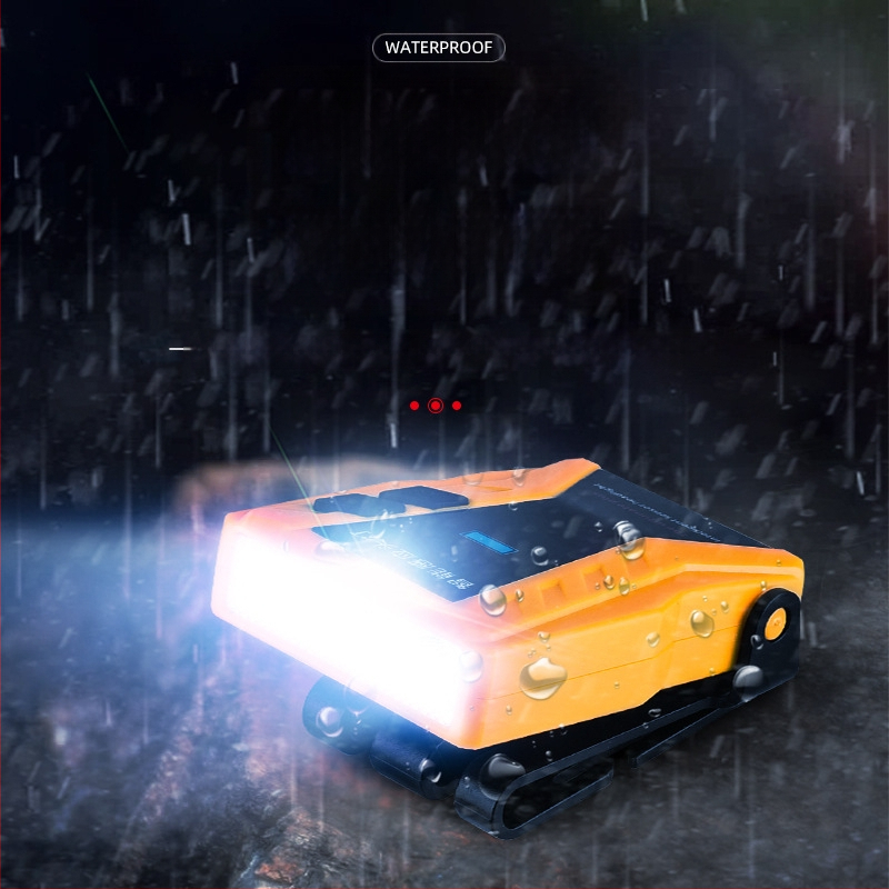 Yinnuo fejlámpa horgászathoz, speciális újratölthető, fejre szerelhető, szuperfényes, mini, ultra könnyű lámpa, kis éjszakai horgászathoz, indukciós sapkás lámpa