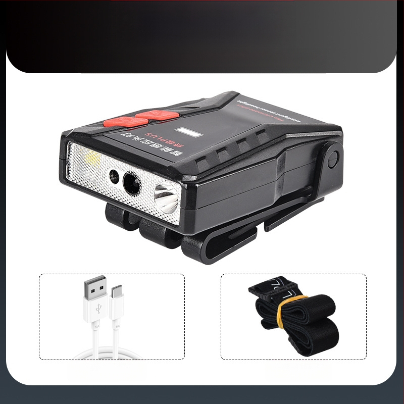 Yinnuo fejlámpa horgászathoz, speciális újratölthető, fejre szerelhető, szuperfényes, mini, ultra könnyű lámpa, kis éjszakai horgászathoz, indukciós sapkás lámpa