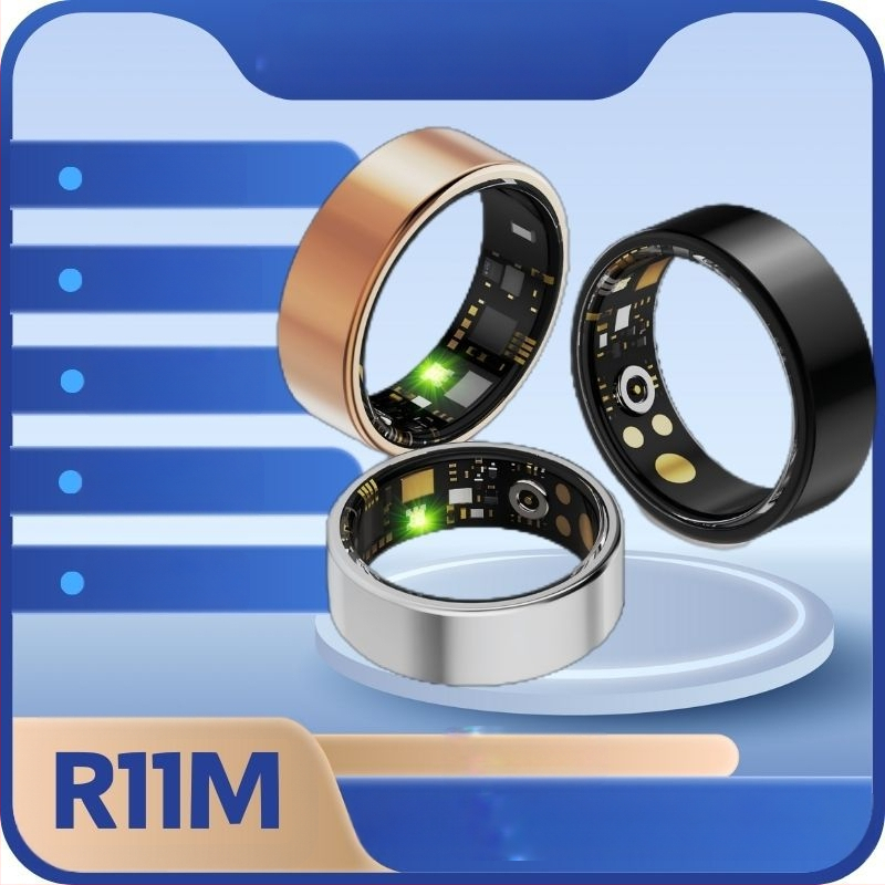 R11M okosgyűrű, pulzusmérő, alvásmonitor, IP68 vízálló, okos okos gyűrű