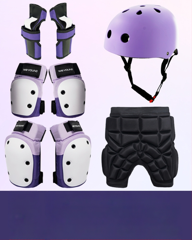 Riedlenčių apsaugos Profesionalus riedučių sportas Vaikų ir suaugusiųjų čiuožimas Kelių apsaugos Alkūnių apsaugos Delnų apsaugos Šešių dalių šalmas Luchongo čiuožimui