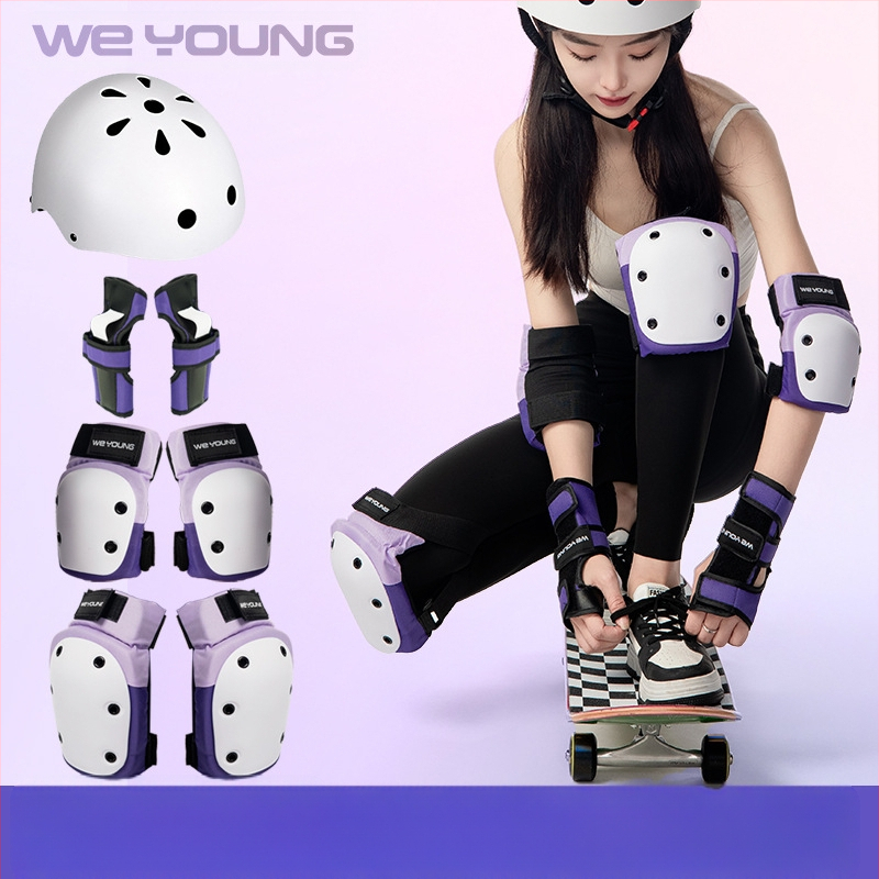 Riedlenčių apsaugos Profesionalus riedučių sportas Vaikų ir suaugusiųjų čiuožimas Kelių apsaugos Alkūnių apsaugos Delnų apsaugos Šešių dalių šalmas Luchongo čiuožimui