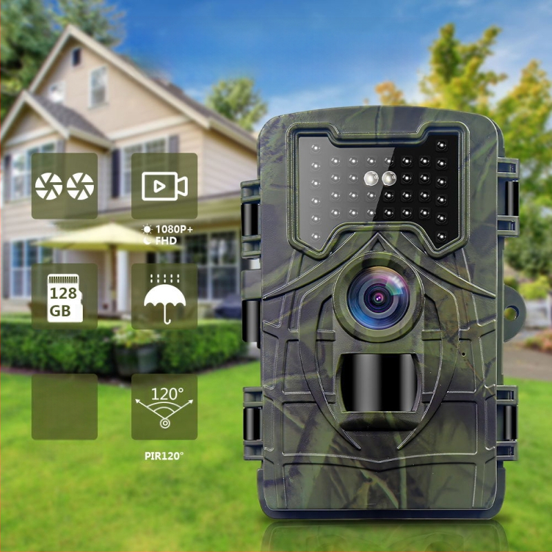 PR2000 1080P mõisa infrapuna turvakaamera õues kasutamiseks, 36MP kaamera radadel liikumiseks