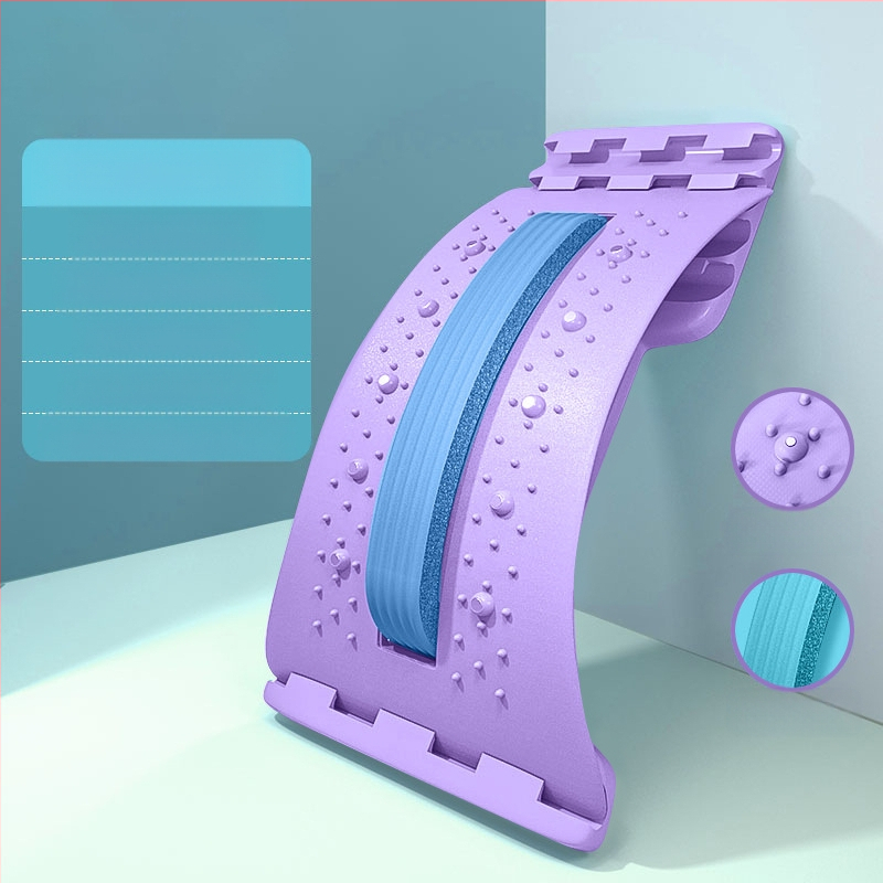 Rozā jostasvietas nomierinošais jostasvietas vilkmes stiepšanas aparāts mugurkaula korekcijai muguras masāžas artefakts mugurkaula atbalsta vingrinājums