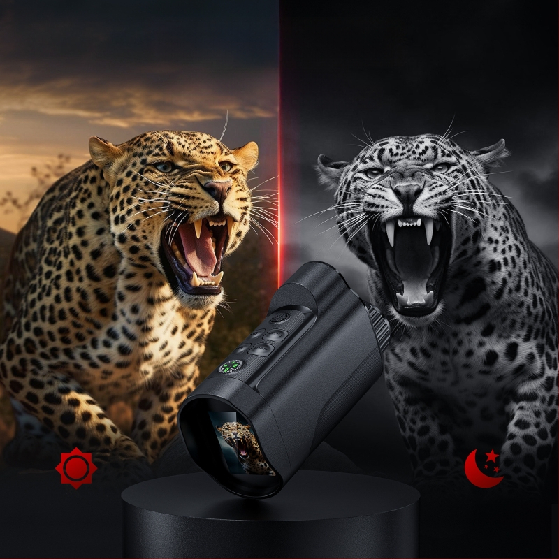 Ühetoruline digitaalne öönägemisseade piiriüleste plahvatuste jaoks, täielik tehase otsene jälgimine telkimiseks jahipidamiseks.