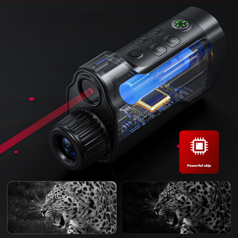 Ühetoruline digitaalne öönägemisseade piiriüleste plahvatuste jaoks, täielik tehase otsene jälgimine telkimiseks jahipidamiseks.