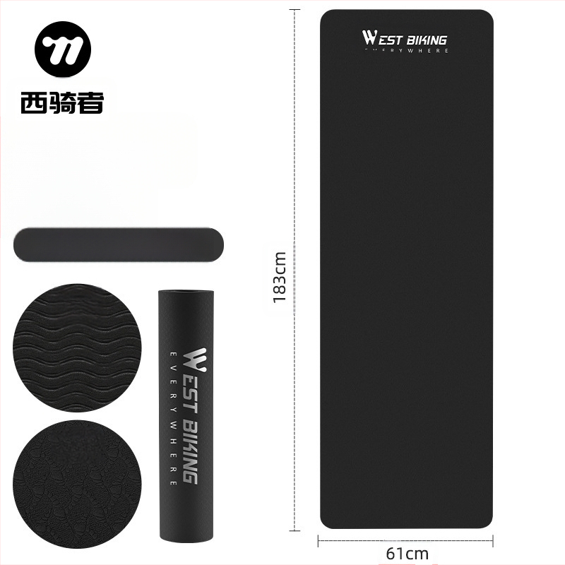 Western Rider spordijoogamatt TPE fitnessmatt libisemiskindel joogamatt jalgrattasõiduplatvormi matt koju