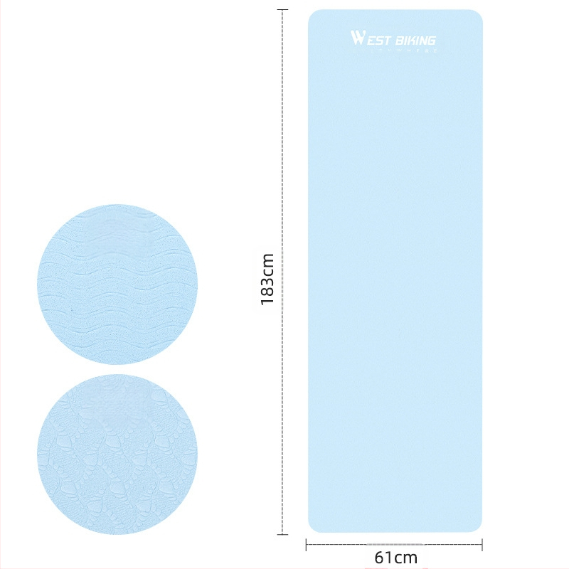Western Rider spordijoogamatt TPE fitnessmatt libisemiskindel joogamatt jalgrattasõiduplatvormi matt koju