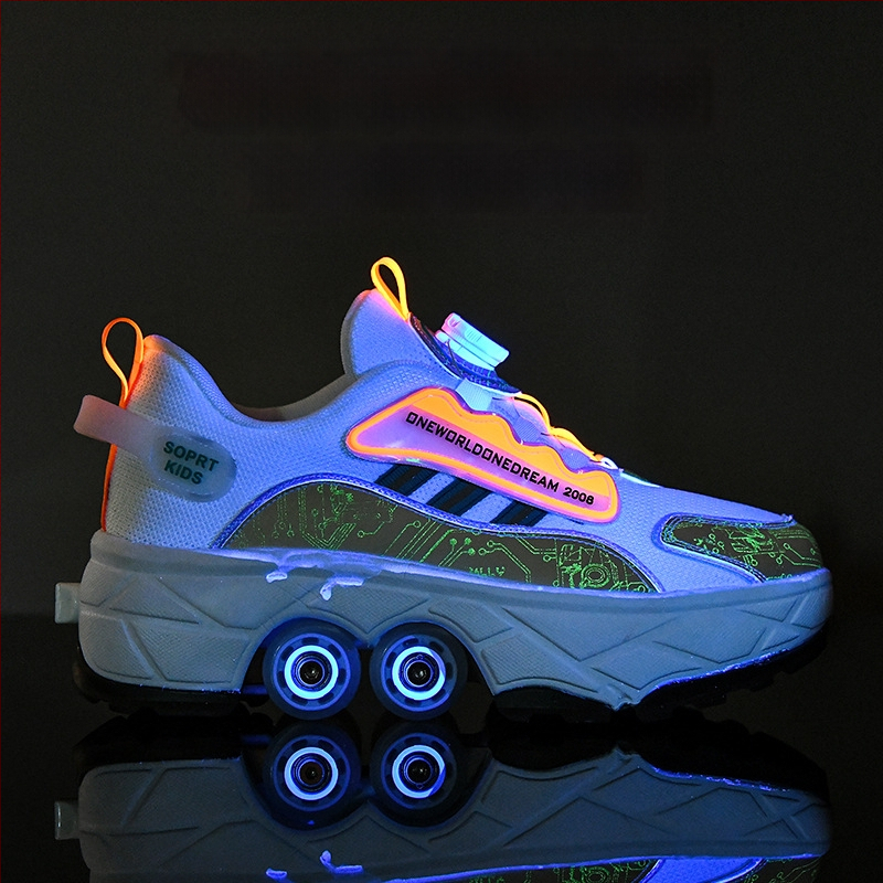 Laste Runaway kingad tüdrukute nähtamatud neljarattalised kahanevad poiste plahvatusohtlikud kõndimiskingad tüdrukute uued täiskasvanute rihmarattad algkooliõpilastele