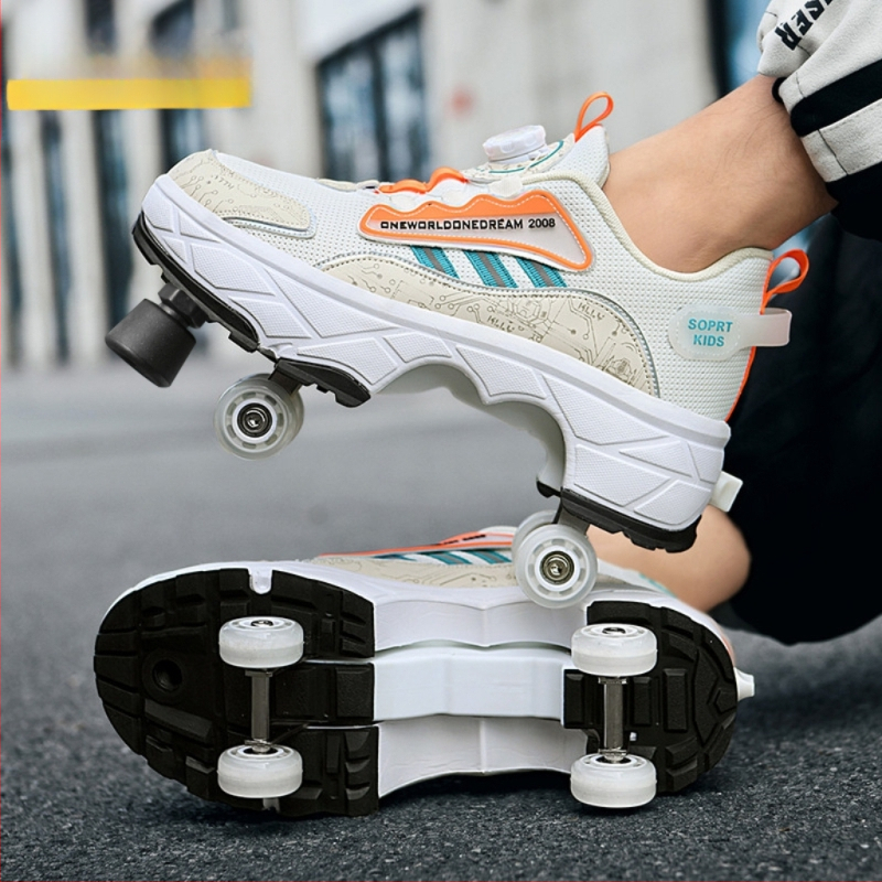 Laste Runaway kingad tüdrukute nähtamatud neljarattalised kahanevad poiste plahvatusohtlikud kõndimiskingad tüdrukute uued täiskasvanute rihmarattad algkooliõpilastele