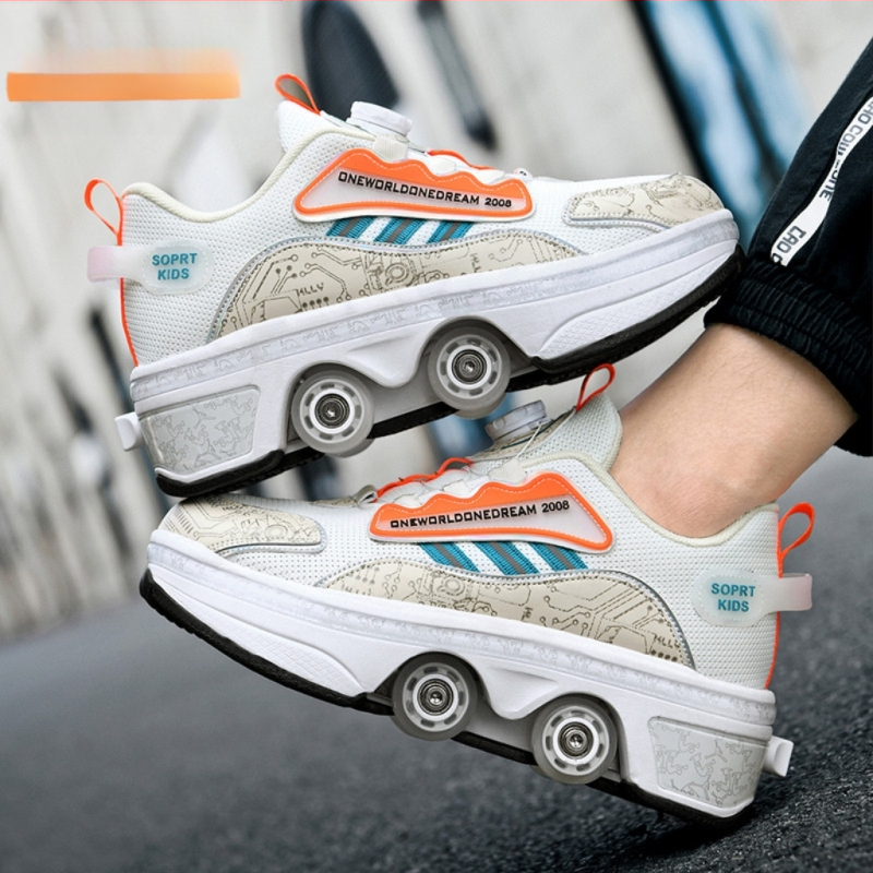 Laste Runaway kingad tüdrukute nähtamatud neljarattalised kahanevad poiste plahvatusohtlikud kõndimiskingad tüdrukute uued täiskasvanute rihmarattad algkooliõpilastele