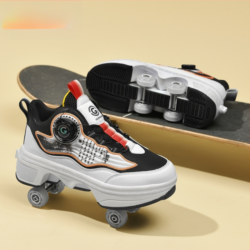 Laste Runaway kingad tüdrukute nähtamatud neljarattalised kahanevad poiste plahvatusohtlikud kõndimiskingad tüdrukute uued täiskasvanute rihmarattad algkooliõpilastele