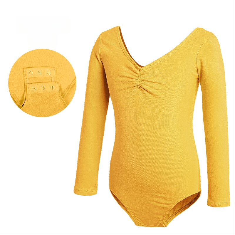 Детско танцово облекло, Дамско лятно боди с къс ръкав, Облекло за изпити по балетна гимнастика за момичета, Облекло за практикуване на китайски танци