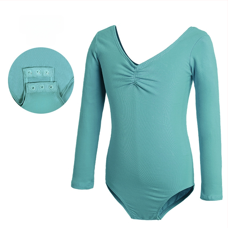 Детско танцово облекло, Дамско лятно боди с къс ръкав, Облекло за изпити по балетна гимнастика за момичета, Облекло за практикуване на китайски танци