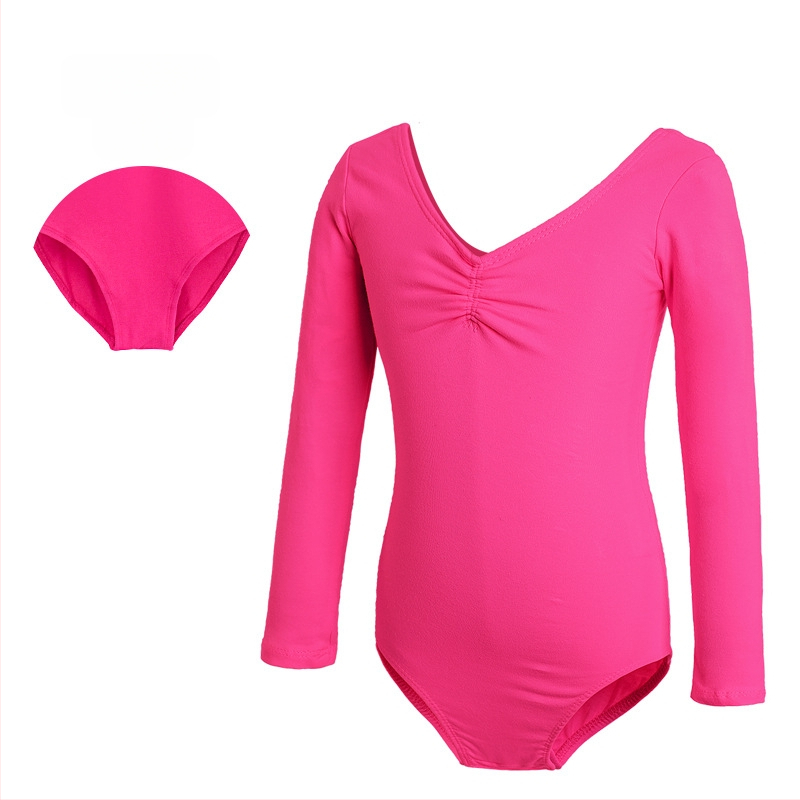 Детско танцово облекло, Дамско лятно боди с къс ръкав, Облекло за изпити по балетна гимнастика за момичета, Облекло за практикуване на китайски танци