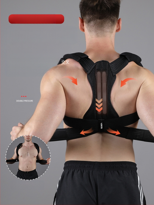 „Vbosi“ laikysenos korekcinis diržas paaugliams ir suaugusiesiems, apsaugantis nuo kupros nugaros, plieninės plokštės atramos korektorius, fiksuotas gamintojas, didmeninė prekyba