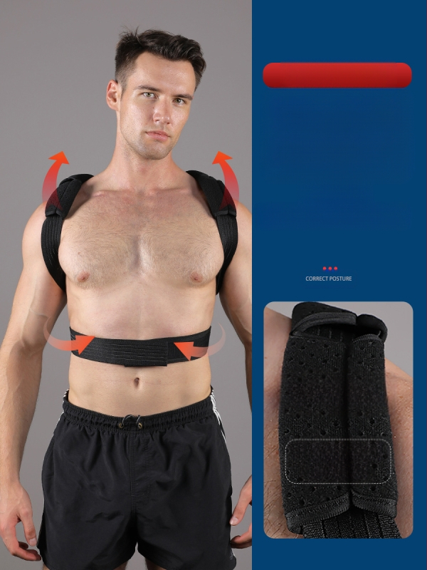 „Vbosi“ laikysenos korekcinis diržas paaugliams ir suaugusiesiems, apsaugantis nuo kupros nugaros, plieninės plokštės atramos korektorius, fiksuotas gamintojas, didmeninė prekyba