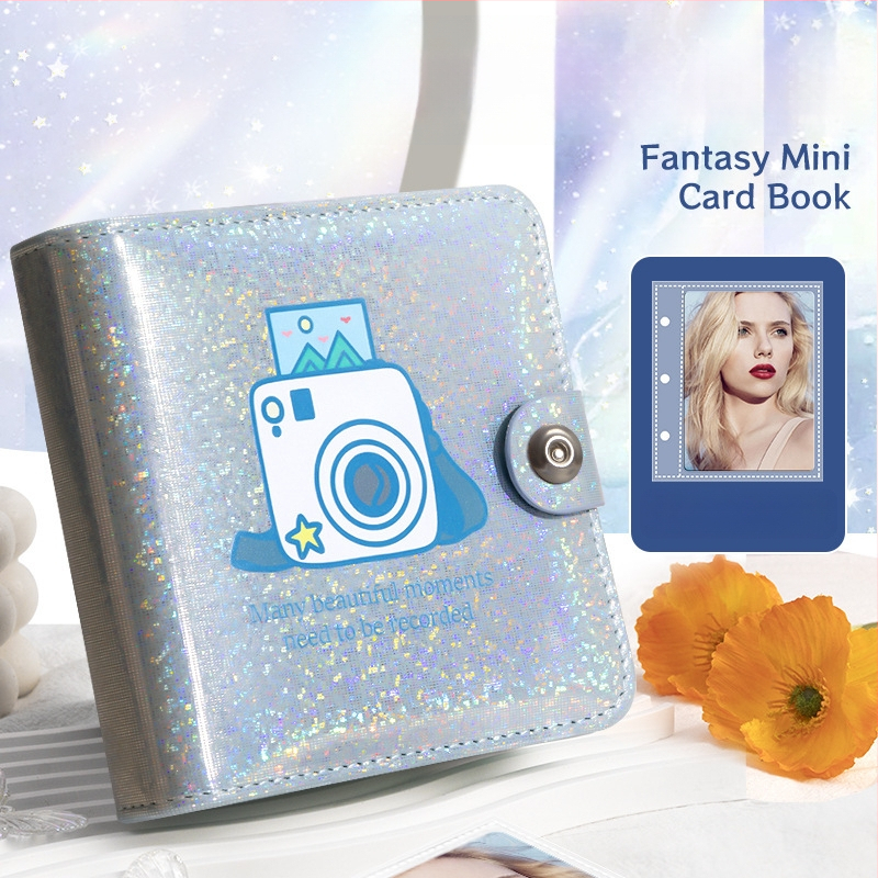 Идол албум звезда преследва момиче малък картон за съхранение на подвижни листа три инчова снимка дворец решетка полароид фотоалбум колекция картичка