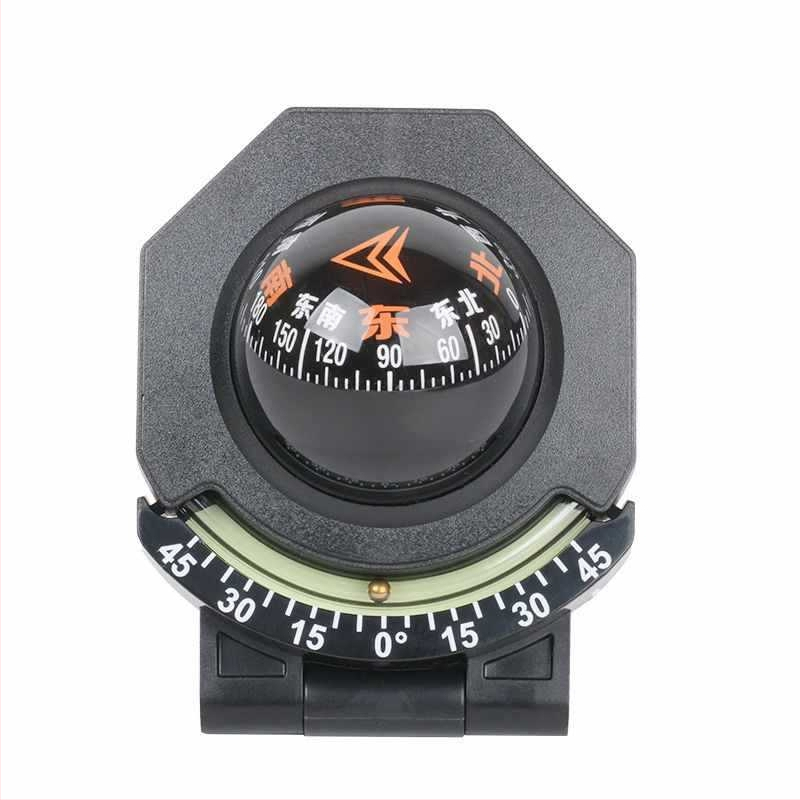 Автомобилен компас топка автомобилен компас с ниво на наклон две в едно светещ високо прецизен китайски многофункционален