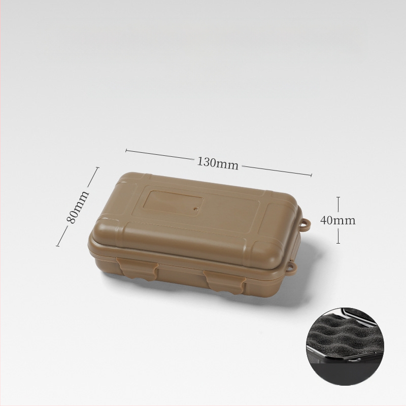 Mali EDC alat za preživljavanje na otvorenom, otporan na udarce, vodootporna kutija, zatvorena kutija, kolekcija za preživljavanje na terenu