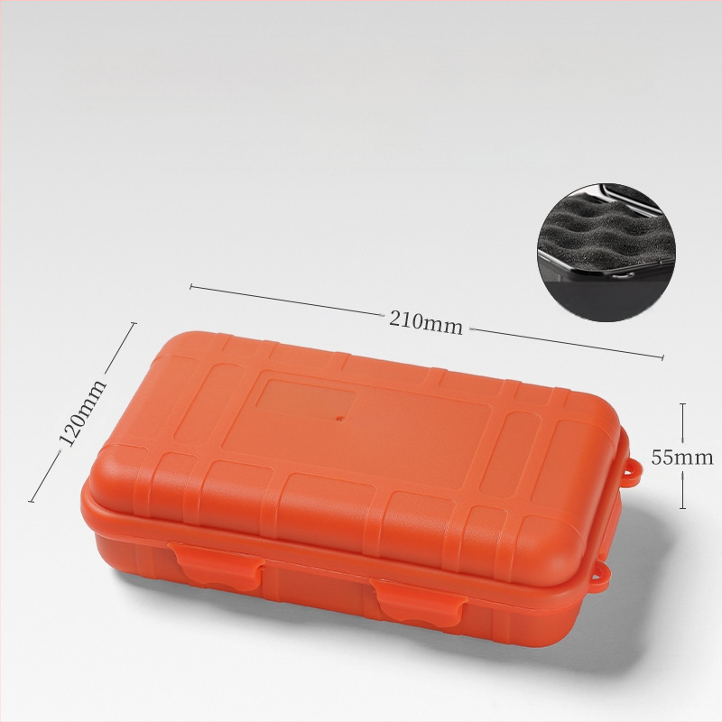 Mali EDC alat za preživljavanje na otvorenom, otporan na udarce, vodootporna kutija, zatvorena kutija, kolekcija za preživljavanje na terenu