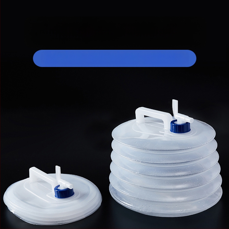 15-liitrine kokkupandav õues kasutatav veepaak, koduköök, plastkraanist kokkupandav ämber, isejuhtiv auto kaasaskantav veepaak