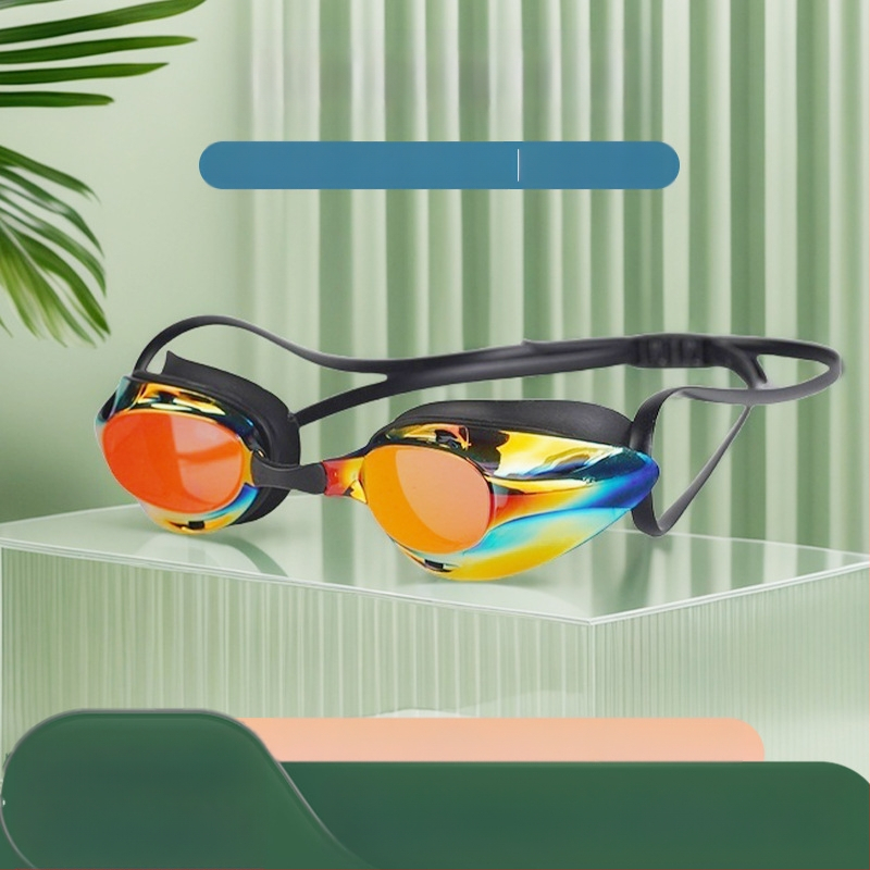 2025 нови плувни очила, трансгранични горещи професионални състезателни плувни очила HD водоустойчиви спортни очила против замъгляване на едро