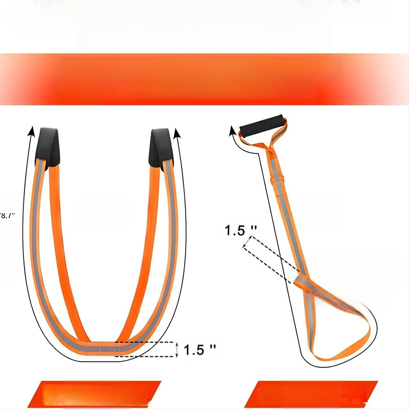 Határokon átnyúló ellátás Vadász szarvas kötél Fényvisszaverő kötött szarvas öv Húzós szarvas kötél Kültéri vadászöv Szarvas kötél