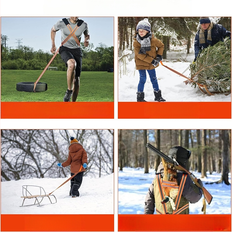 Határokon átnyúló ellátás Vadász szarvas kötél Fényvisszaverő kötött szarvas öv Húzós szarvas kötél Kültéri vadászöv Szarvas kötél