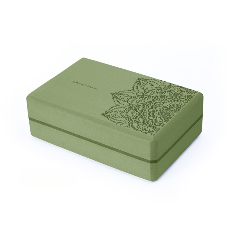 Nagy sűrűségű EVA hab jóga tégla nyomtatás gyermek táncgyakorlat kiegészítő lábtoló fitnesz tégla foltellátás