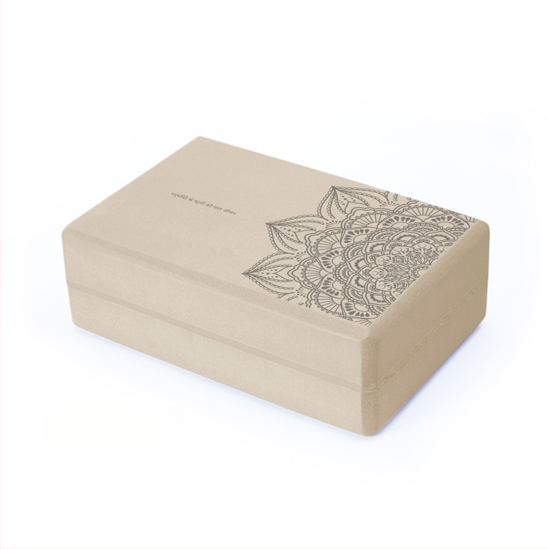 Nagy sűrűségű EVA hab jóga tégla nyomtatás gyermek táncgyakorlat kiegészítő lábtoló fitnesz tégla foltellátás