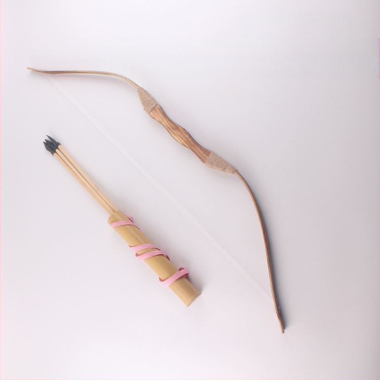 Детски играчки традиционни антични дървени лък и стрела източник производители бамбукови лък и стрела външна търговия на едро стрела на открито родител-дете