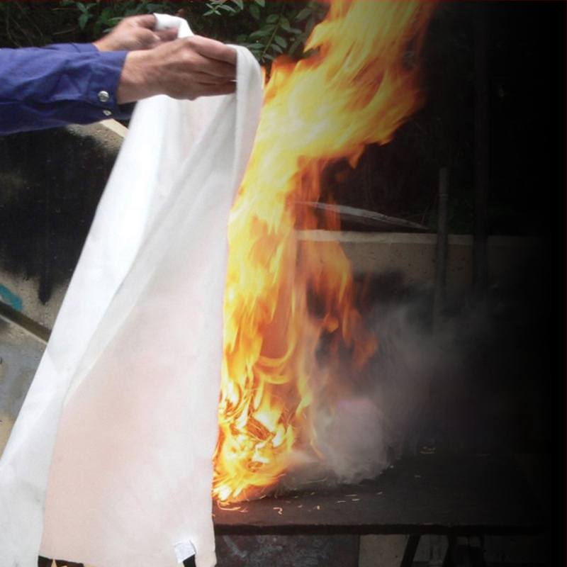 Klaaskiust tulekustutustekk Escape Emergency tekk Kodumajapidamises kasutatav tulekustutustekk Tehase erivarustus