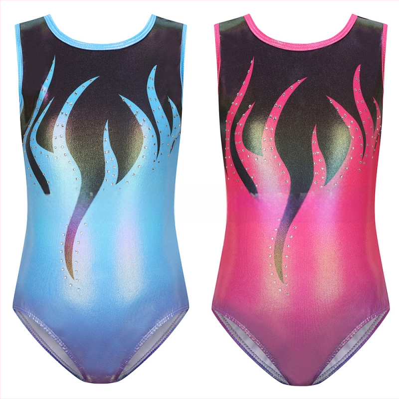 Високоеластичен гимнастически костюм за момичета, балетен костюм за танци, костюм за представления, танцов костюм, тесен костюм