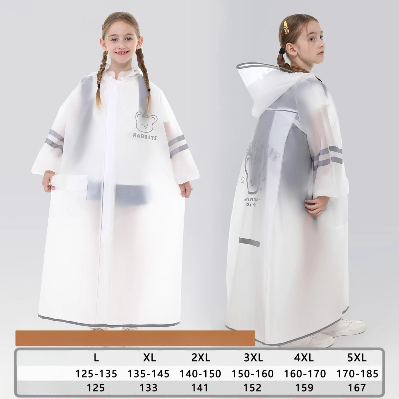 Laste vihmamantel põhikooliõpilastele algkooliõpilastele, meessoost keskkooliõpilastele vanuses 6-18 aastat, täiskeha vihmasadu ennetav spetsiaalne talutav koolikott