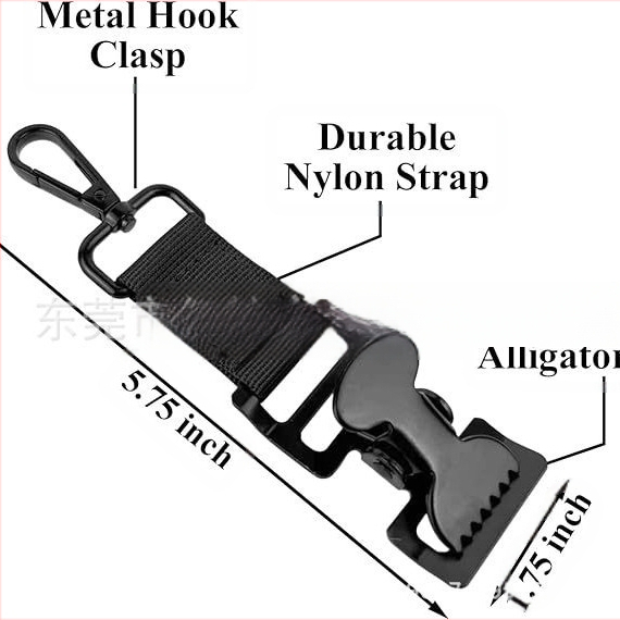 Golfo pirštinių segtukai, pirštinės su pavadėliu, daugiafunkcinės pirštinės su aligatoriaus segtuku, darbo pirštinių segtukas su karabinu