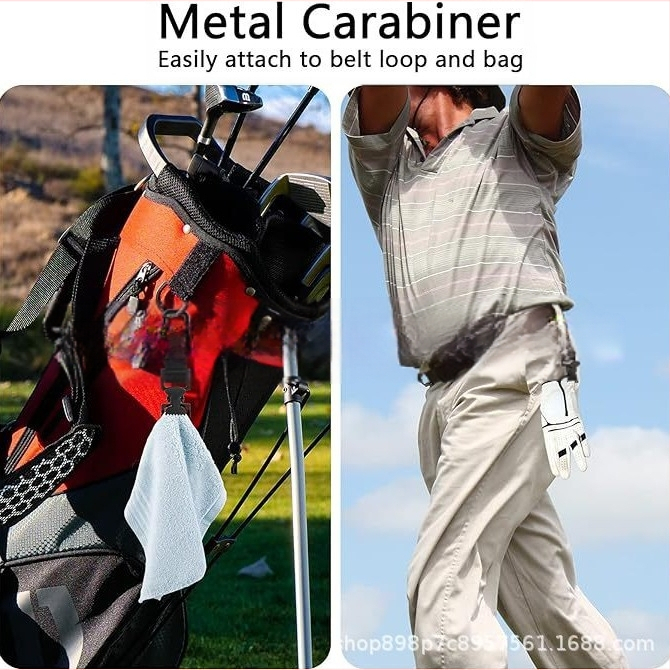 Golfo pirštinių segtukai, pirštinės su pavadėliu, daugiafunkcinės pirštinės su aligatoriaus segtuku, darbo pirštinių segtukas su karabinu