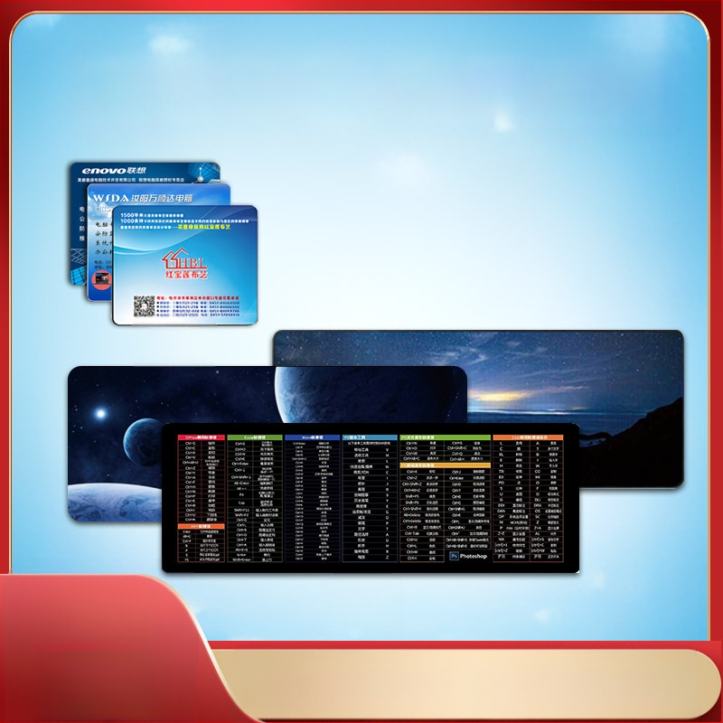 Dovanų reklaminis pelės kilimėlis didmeninė spausdinimo logotipas per didelis kompiuterio stalo kilimėlio užrakto kraštas sustorintas biuro pelės kilimėlis