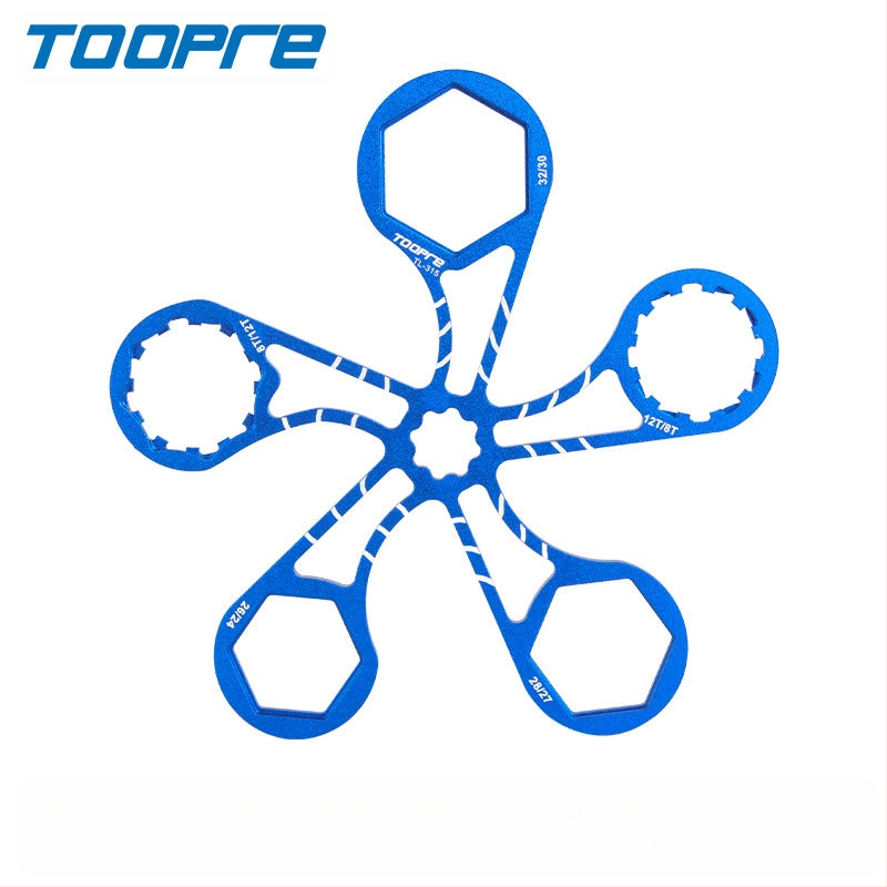 Toopre Mountain Bike lengéscsillapító első villa vállvédő kulcs beszerelése és eltávolítása légkamra burkolat többfunkciós javítószerszám