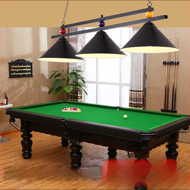 Piljardilamp, piljardilühter, must 8, piljardiruumi lühter, piljardilaud, eriline lamp, Ameerika ja Hiina stiil, must 8, piljardilamp