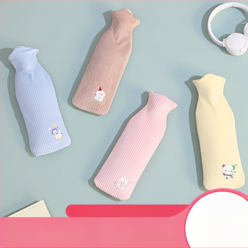 Lexier Long Θερμοσίφωνας Γεμιστό με Νερό, Μεγάλο Πυκνό Υφασμάτινο Κάλυμμα, Αντιεκρηκτικό PVC Γεμιστό με Νερό, Χαριτωμένο Θερμαντικό Χεριών Χονδρικής