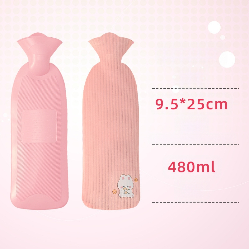 Lexier Long Θερμοσίφωνας Γεμιστό με Νερό, Μεγάλο Πυκνό Υφασμάτινο Κάλυμμα, Αντιεκρηκτικό PVC Γεμιστό με Νερό, Χαριτωμένο Θερμαντικό Χεριών Χονδρικής