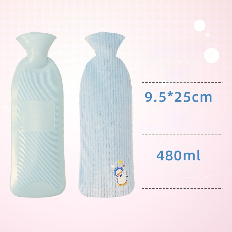 Lexier Long Θερμοσίφωνας Γεμιστό με Νερό, Μεγάλο Πυκνό Υφασμάτινο Κάλυμμα, Αντιεκρηκτικό PVC Γεμιστό με Νερό, Χαριτωμένο Θερμαντικό Χεριών Χονδρικής